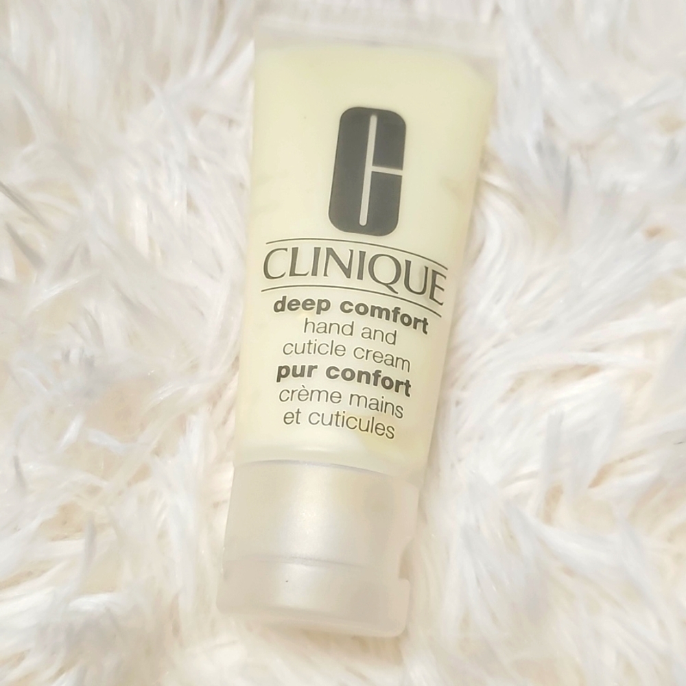 CLINIQUE deep comfort hand and cuticle cream Made In Belgum 1.4fl.oz/ 40ml - Picture 2 of 3
